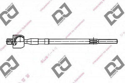 DJ PARTS dr1032 -  Осевой шарнир, рулевая тяга